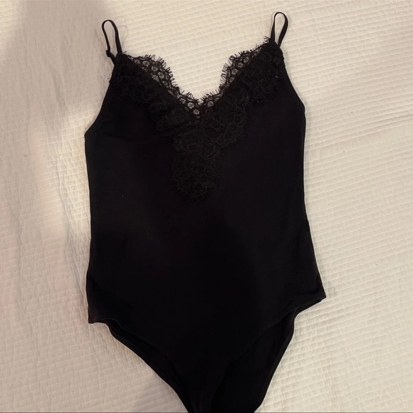 Zara Tops Zara Lace Bodysuit Poshmark